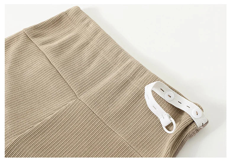 🤰 Frühling/Herbst Umstands-Hose – Straight Fit & Weit geschnitten