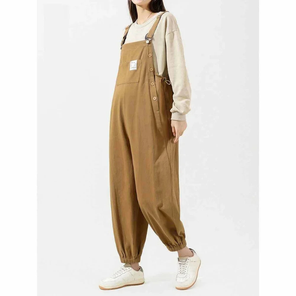 🌸 Loose Fit Schwangerschafts-Overall – Stylisch & Praktisch