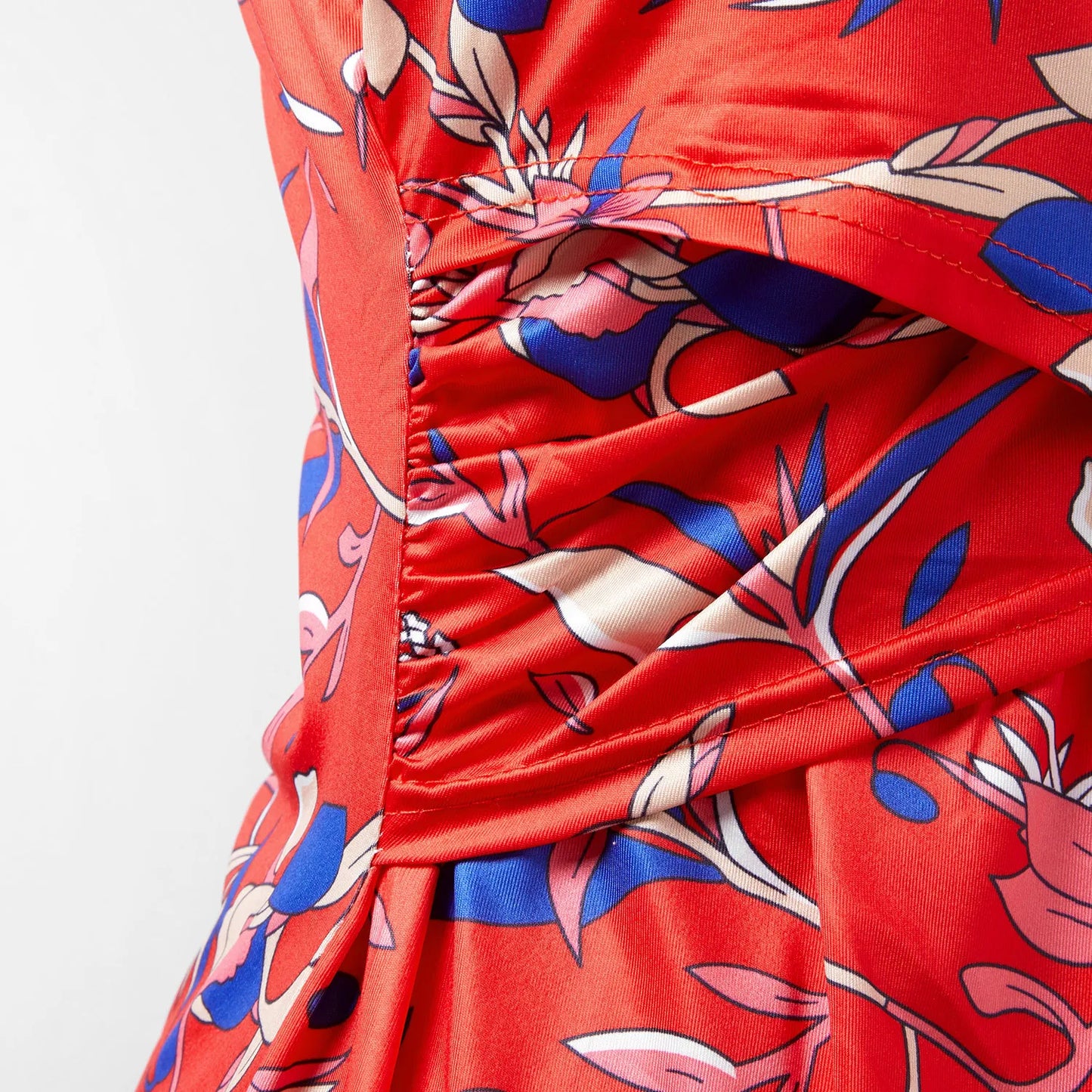 🤰 Sommer Umstands- & Stillkleid – Bedruckt, Ärmellos & V-Ausschnitt