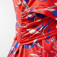 🤰 Sommer Umstands- & Stillkleid – Bedruckt, Ärmellos & V-Ausschnitt