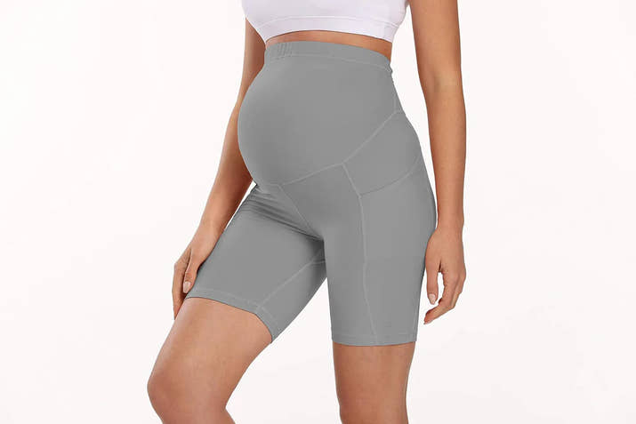 🩳 Schwangerschafts-Shorts – Bequeme Alltag & Yoga & Fitness Umstands-Leggings kurze Hose