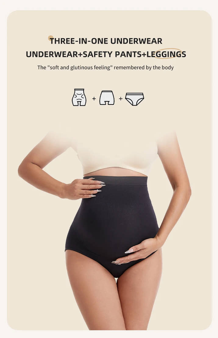 🌸 Nahtlose Umstands-Boxershorts – Komfort & Sicherheit für Schwangere 🤰✨