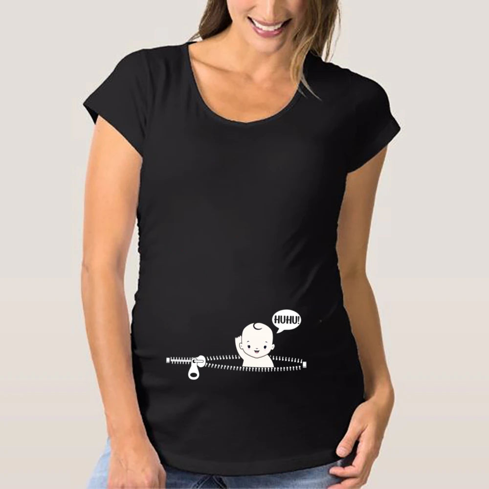🤰 Umstands-T-Shirt für Damen – Süß & Lustiger Print für Mamas