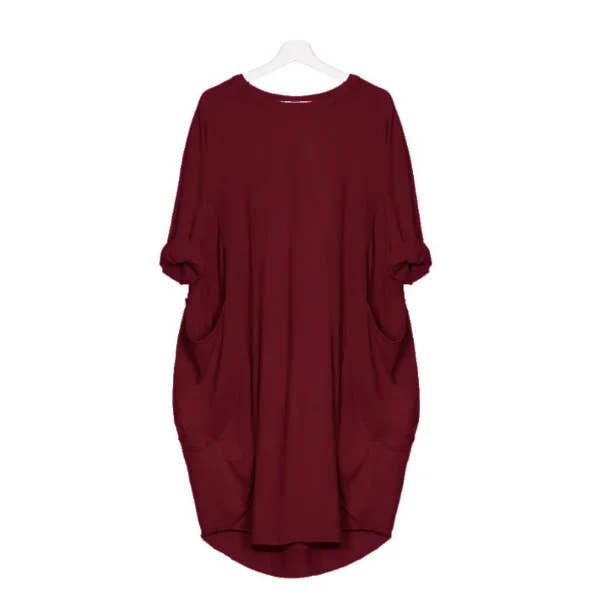 🌸 Casual Herbst-Kleid für Schwangere – Locker & Bequem