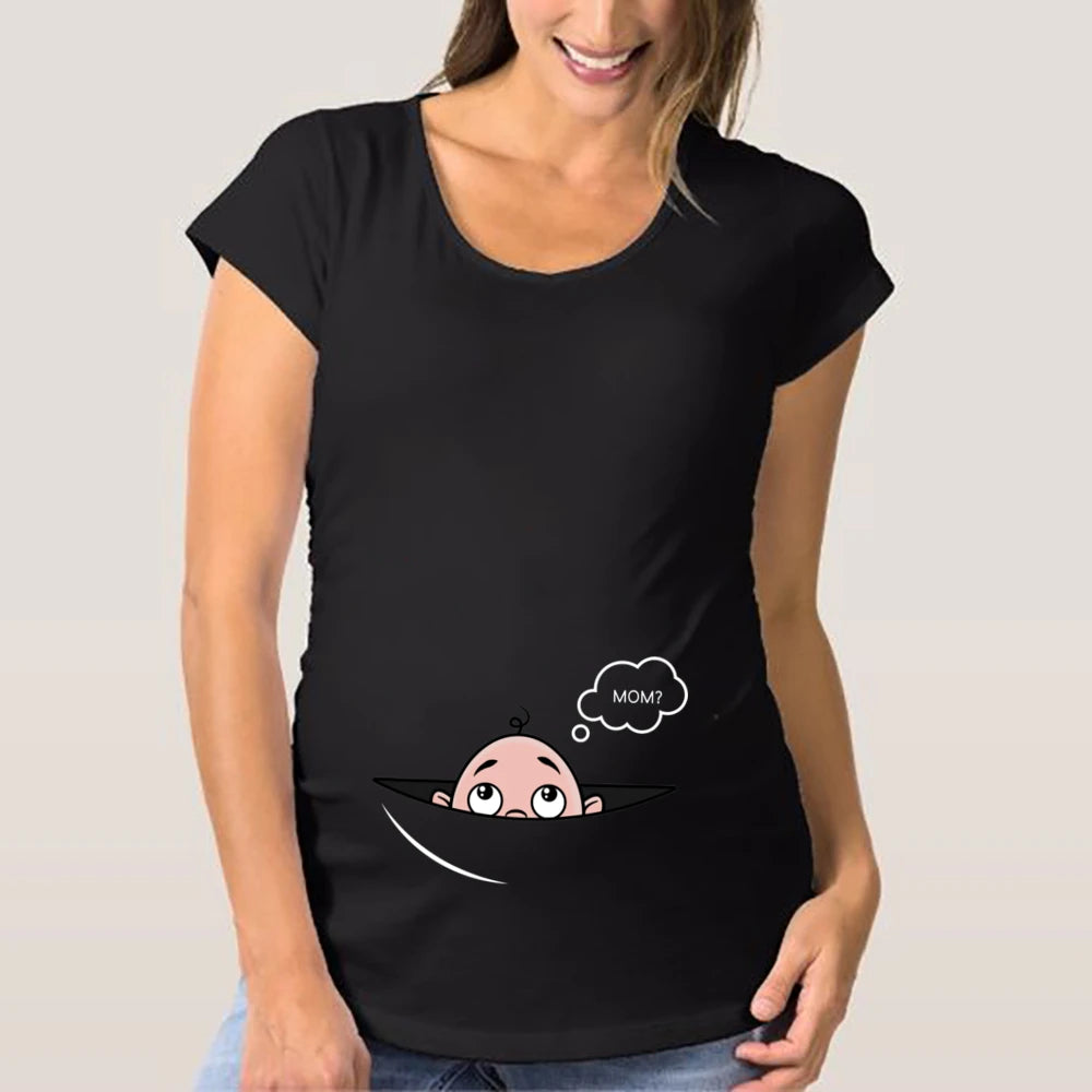 🤰 Umstands-T-Shirt für Damen – Süß & Lustiger Print für Mamas