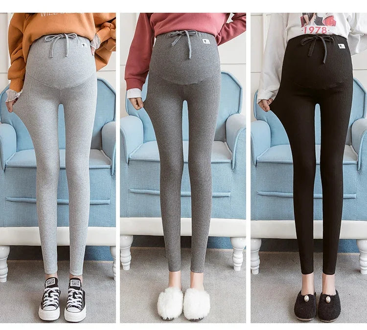 ✨ Schwangerschafts-Leggings – Dünn, weich & anpassbar an den Babybauch