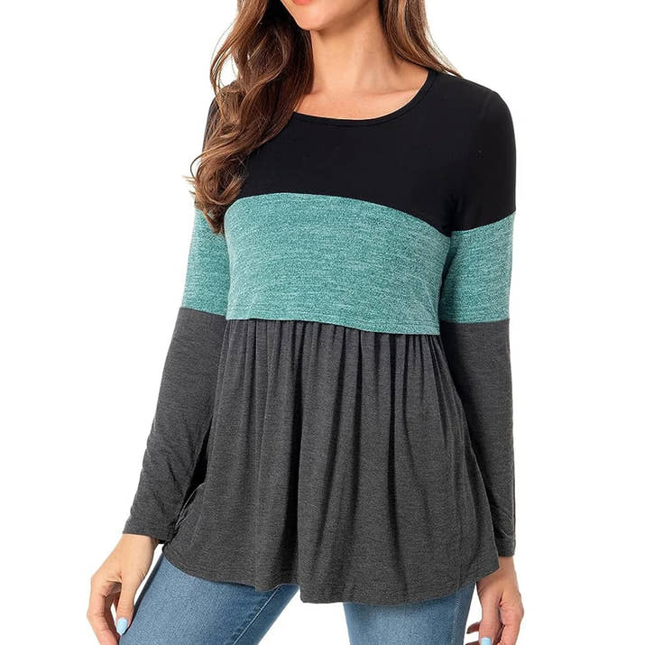 💕 Umstands-Langarmshirt – Bequem, trendy & für Schwangerschaft & Stillen