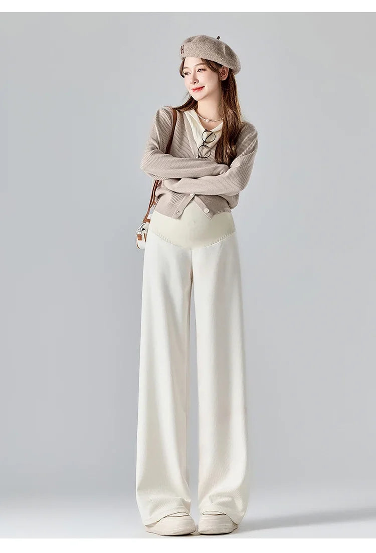🤰Herbst/Winter Umstands-Hose – Weit & Bequem mit Elastikbund