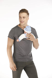 🤰👨‍🍼 Känguru-Tasche T-Shirt – Babytrage & Sommer Umstands-/Elternshirt für Mama oder Papa