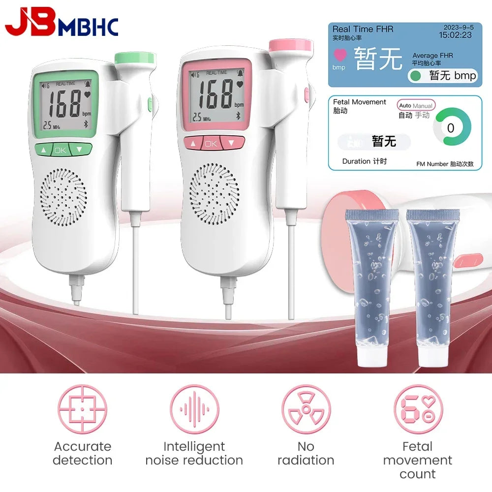 Herzfrequenz Monitor – Baby Heartbeat Detector für Zuhause 🤰👶